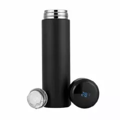 Termos inteligent cu afisaj LED si termometru, 500 ml, Gonga®