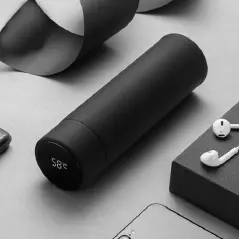 Termos inteligent cu afisaj LED si termometru, 500 ml, Gonga®