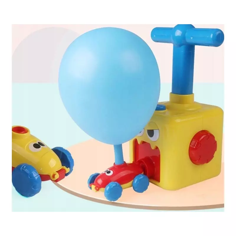 Dispozitiv pentru umflat baloane model robotel, galben