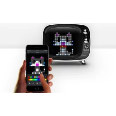 Mini Boxa Bluetooth model Pixel art Divoom TIVOO 6W, 10 x 8,5cm, negru