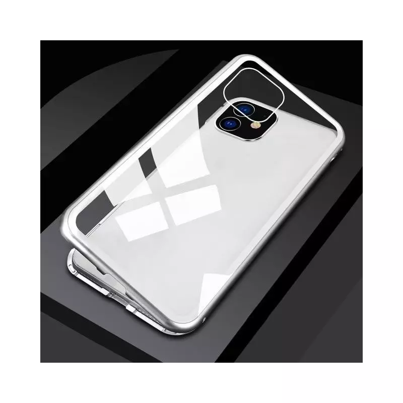 Husa protectie iPhone 11 PRO magnetica, din sticla securizata, Gonga®
