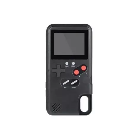 Husa model consola cu jocuri retro pentru iPhone XS MAX, Gonga®