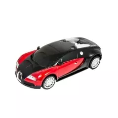 Masina cu telecomanda Bugatti Grand Sport, distanta 20 m, negru/rosu