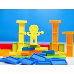 Joc domino cu locomotiva, joc de sunete si lumini, 80 de piese, Gonga®