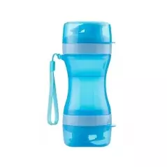 Sticla portabila pentru hrana si apa, 300 ml, albastru