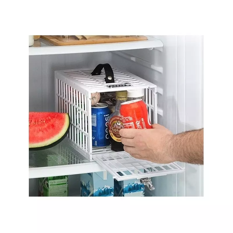 Seif din plastic pentru frigider, 28 cm, alb
