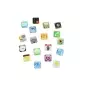 Set 18 magneti de frigider model aplicatii iPhone, multicolor