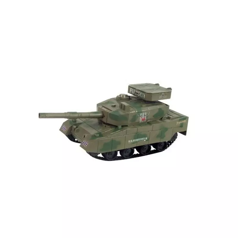Jucarie tanc militar cu bile si telecomanda, 25 cm, verde, Gonga®