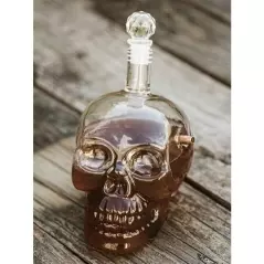 Decantor din sticla in forma de craniu, 700 ml, Gonga®