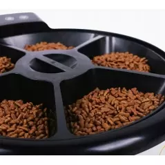 Dispenser de mancare automat PF-105 pentru animale de companie, 5 compartimente, Gonga®