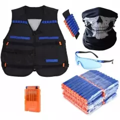 Set de joaca cu accesorii compatibile Nerf pentru copii, albastru/portocaliu,Gonga®