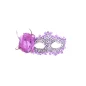 Masca carnaval venetian pentru ochi cu trandafir si imprimeu leopard, Gonga®