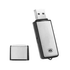 Mini reportofon in forma de stick USB, 8 GB, negru
