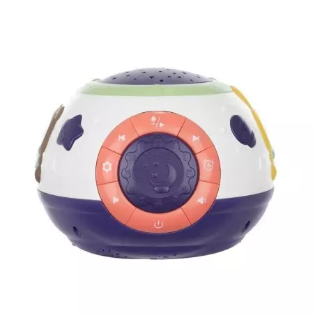 Lampa de veghe cu proiectie si sunet pentru copii, multicolor, Gonga®