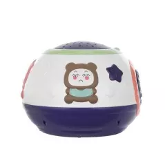 Lampa de veghe cu proiectie si sunet pentru copii, multicolor, Gonga®