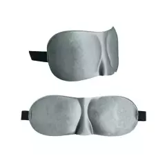 Set de perna si masca de dormit pentru calatorii, gri,Gonga®