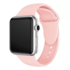 Curea compatibila Apple Watch 1/2/3/4, silicon, 42/44mm, roz pink