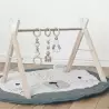 Saltea de joaca pentru bebelusi, model iepuras, 85 cm,Gonga®