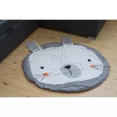 Saltea de joaca pentru bebelusi, model iepuras, 85 cm,Gonga®