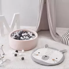 Saltea de joaca pentru bebelusi, model iepuras, 85 cm,Gonga®
