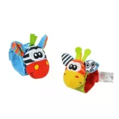 Jucarie zornaitoare de mana pentru bebelusi, model animalut, 15 cm,Gonga®