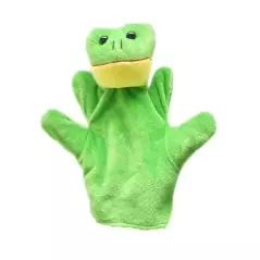 Marioneta de mana model animalut, 22.5 cm,Gonga® - Verde