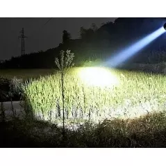 Lanterna cu maner si lumina LED Bailong XP-E W001, 3 moduri de iluminare - Negru