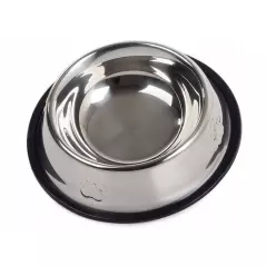 Castron din inox antiderapant pentru caini, model labuta,Gonga®