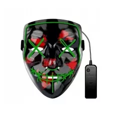 Masca Purge Horror cu LED, Gonga® - Verde