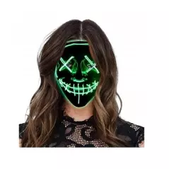 Masca Purge Horror cu LED, Gonga® - Verde