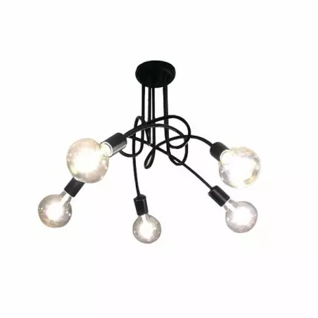 Lustra cu 5 pendule E27, 34 cm