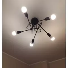 Lustra cu 5 pendule E27, 34 cm