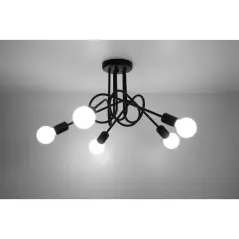 Lustra cu 5 pendule E27, 34 cm