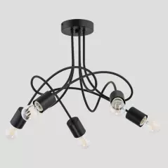 Lustra cu 5 pendule E27, 34 cm