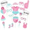Set 25 piese propsuri pentru poze, model baby shower, Gonga®