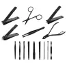 Set pentru manichiura si pedichiura, 15 piese,Gonga®