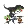 Jucarie dinozaur cu sunete si lumini,5 figurine cu accesorii, Gonga®