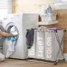 Cos pentru rufe pliabil cu 3 compartimente, 130 L,Gonga®
