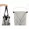 Cos pentru rufe pliabil cu 3 compartimente, 130 L,Gonga®