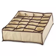 Organizator pentru sosete si lenjerie intima cu 24 de compartimente, 34x30x10 cm,Gonga®