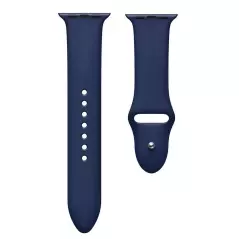 Curea compatibila Apple Watch 1/2/3/4, silicon, 42/44 mm - Bluemarin