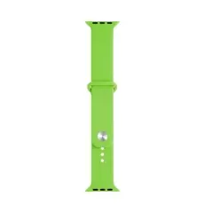 Curea compatibila Apple Watch 1/2/3/4, silicon, 42/44 mm - Verde