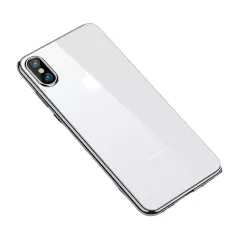 Husa protectie Iphone XS Max, ultra slim, din silicon - Argintiu