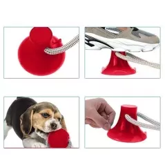 Jucarie interactiva cu ventuza pentru catei, Gonga®