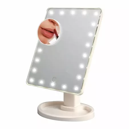 Oglinda cosmetica, Gonga, iluminare LED