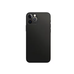 Husa 0.3mm Apple iPhone 12 Pro Max, subtire, negru, plastic mat - Negru