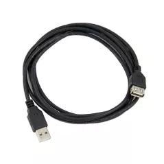 Cablu prelungitor USB 2.0, 2m - Negru