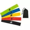 Set antrenament, 5 benzi elastice fitness, yoga, pilates, aerobic, exercitii fizice, Gonga®