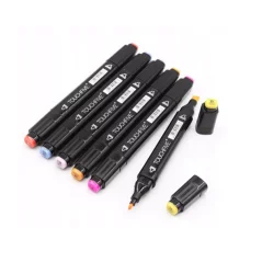 Set Markere Cu Doua Varfuri, 48 Piese, Gonga®