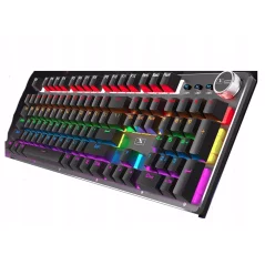 Tastatură mecanică RGB, model BK1000, Gonga - Negru
